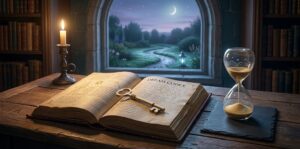 夜の飢餓と魂の乾きを鎮める、黄金の鍵と静寂の書。