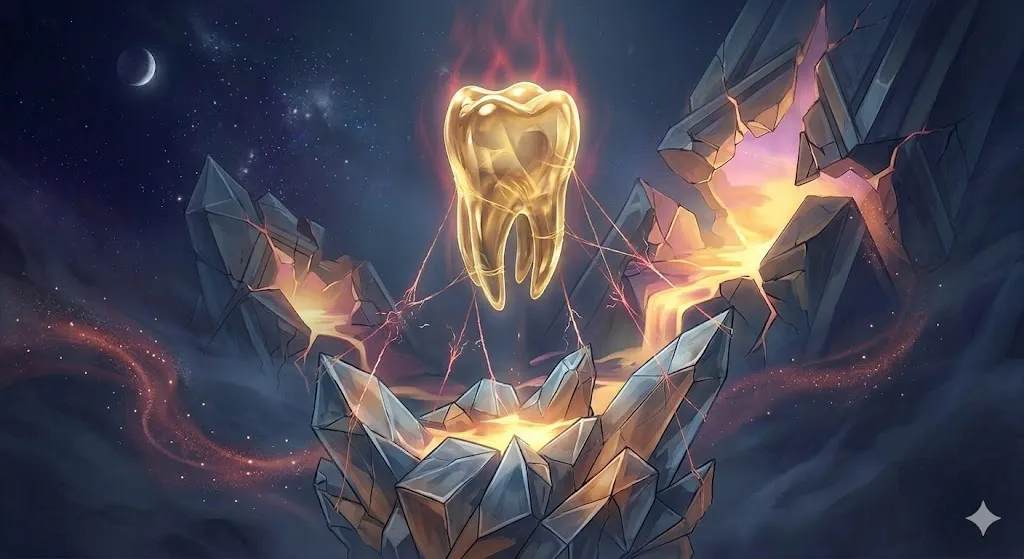 歯の痛みと出血の夢の象徴——古い構造を突き破り、新しい秩序を形作るための生命の熱と躍動
