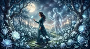 異性に追いかけられる夢の象徴——内なる「銀の鍵」を携えたもう一人の自分と出会い、魂のパズルを完成させる瞬間の情景