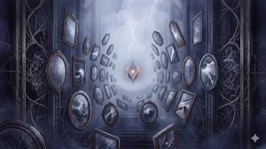 知らない人に追いかけられる夢の象徴——鏡の回廊で影の自分と出会い、可能性の種を受け取る変容の瞬間