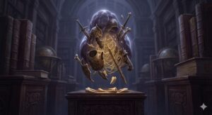 歯が抜ける夢をユング心理学的視点で象徴化した、古い武器を脱ぎ捨てる心の脱皮のイメージ