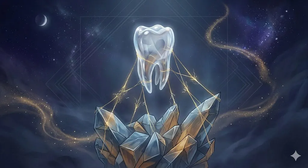 歯がグラグラして抜けない夢の象徴——古い土台に微かな糸で繋がり、刷新を待機する心の葛藤