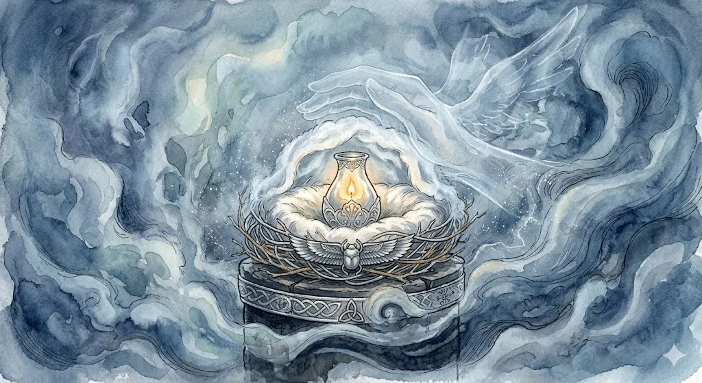 火を消す夢の深層心理、自己イメージを守るための冷却期間を象徴する器と火種