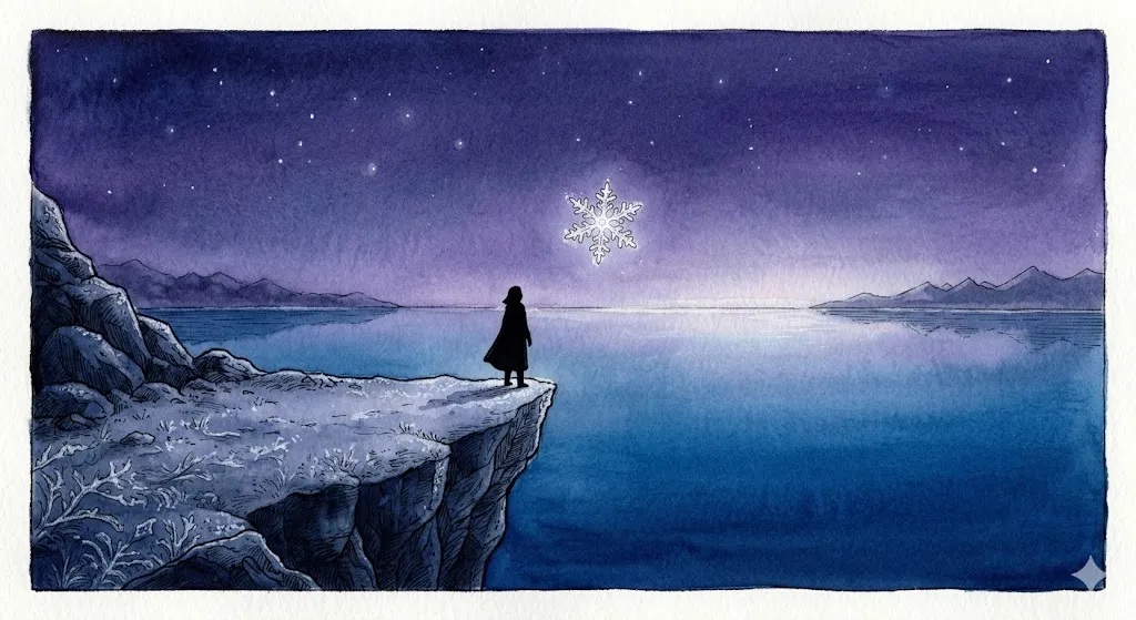 死ぬ直前で目が覚める夢の象徴的な夜明けと境界線の扉のイラスト
