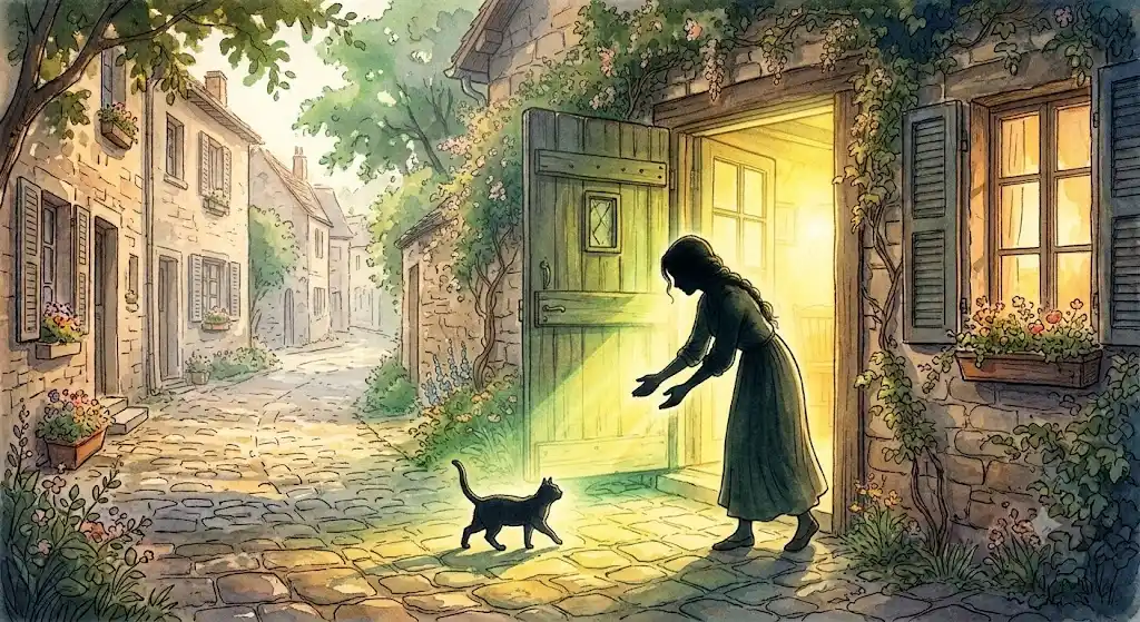 猫を拾う夢と現象学|引き受けることの意味を表す手と光の抽象的な景色