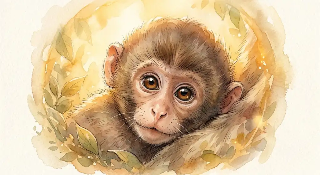 つぶらな瞳が守りたい気持ちを引き出す、認知科学が語る子猿の夢のクローズアップ